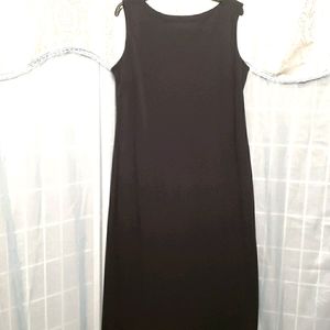 AMANDA SMITH SLEEVEL. SHEATH MAXI DRESS SZ L